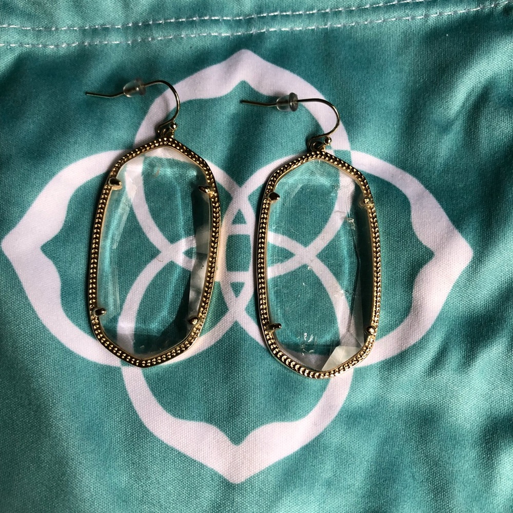 Kendra Scott Danielle Crackle Crystal Earrings